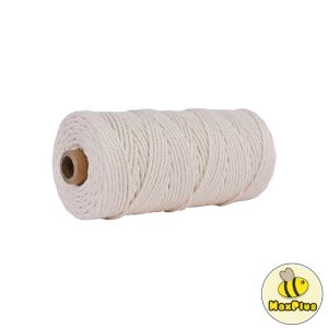 MaxPlus Cotton Rope Colorful Rope Twisted Twine for Handmade Rope DIY Craft Gift Wrap 100m Length