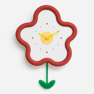 Minimalism Nordic Series Wall Clock Silent Creative Rainbow Sunflower Clock Simple Modern Home Office Living room Mute Decoration 39.5x53cm