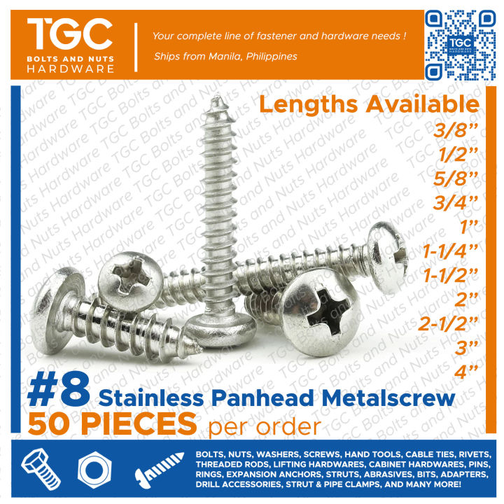 Hillman 823348 10 X 3 In. Pan Head Sheet Metal Screws Stainless Steel Box Of 50 A404f087 Bd86 4442 87da F5b98f6b1d04.a4b916ca8fb0a66cea75ef74555f3002