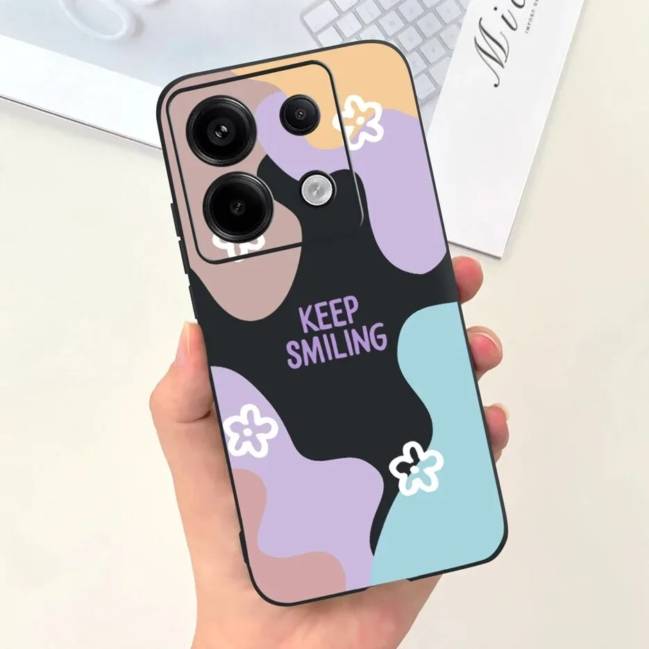 For Xiaomi Poco X6 Pro 5G Case Stylish Art Painted Cover Shockproof Phone  Case For Xiaomi PocoX6 Pro Poco X6Pro Soft Fundas Capa