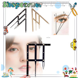 Penggaris Lipat Eyebrow Ruler /Penggaris Alis Stainless /Penggaris Alis Cetakan Alis