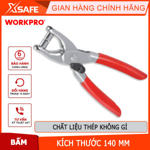 Kìm bấm khoen 140mm Workpro - WP231079