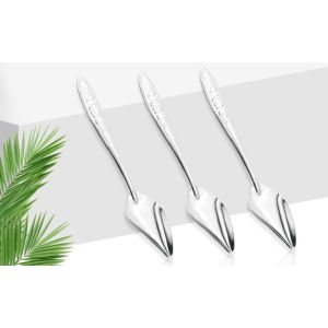 ช้อนป้อนอาหารลูกนก ช้อนป้อนอาหารนก สแตนเลส ช้อนป้อนอาหารลูกนก ยาว 12ซม ซื้อ1แถม1