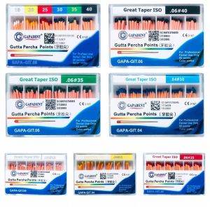 High-Quality Gutta Percha Points Taper Points 02 04 06 Taper