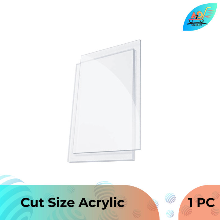 ADS Pre Cut Size Transparent Clear Acrylic for 1 piece l Size: A3, A4 ...