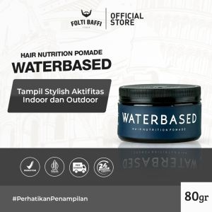 POMADE WATERBASE PRIA MURAH FOLTI BAFFI HAIR NUTRITION POMADE WANGI TERLIHAT BASAH MUDAH DI BILAS