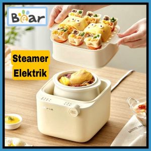 Bear Egg Steamer Elektrik 2 Susun Stainless Egg Boiler Steamer Food