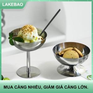 【LAKEBAO】 2023 New thép không gỉ Cốc Cốc Cốc kem tráng miệng salad bát trái cây tấm Snack Món ăn KTV thanh Nguồn cung cấp