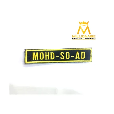 CUSTOM MADE NAME TAG RELA DAN POLIS | UKURAN STANDARD | 1 HARI SIAP!!!