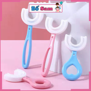 Bàn chải gấu đánh răng cho bé chữ U bằng silicon mềm mại cho bé từ 2-12 tuổi đáng yêu Shop Bố Sam
