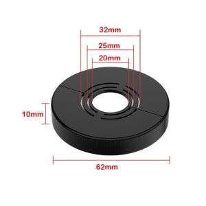 WININ Plating Shower Faucet Cover Adjustable ABS Pipe Wall Covers Useful Wall Flange Faucet Decor Shower