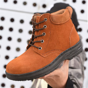 ผู้ชายรองเท้าบู๊ทมาร์ตินรองเท้าบูทผู้ชายคุณภาพสูงรองเท้าบู๊ทผู้ชาย รองเท้านิรภัยรองเท้าเหล็กรองเท้านิรภัยรองเท้าทํางาน