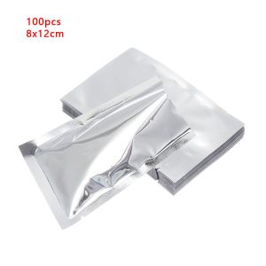 NEXTYOO 100PCS Bạc Đồ dùng nhà bếp Cấp thực phẩm Túi niêm phong nhiệt Túi lưu trữ Túi nhôm Máy hút chân không