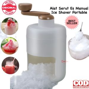 (BISA COD) PROMO Alat Serut Es Manual Ice Shaver Portable / Ice Shaver Crusher Snow Portable Aesthetic / Alat Penghancur Parutan Es / Parutan Es Serut