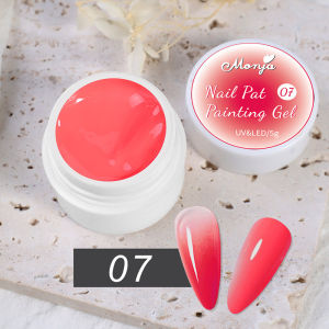 New Nail Beauty Racket Glue Gel  Long-Lasting Racket Colored Drawing Glue High Saturation