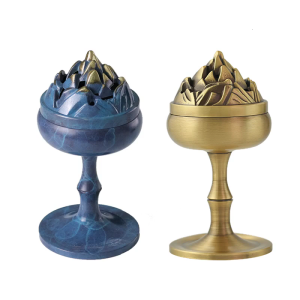 Mountain Incense Burners Antique Incense Holder Brass Mini Sandalwoods Censer Incense Metal Craft Home Decorations
