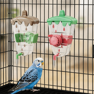 JPTD Anti-Splash Parrot Water Dispenser Large Capacity Anti Spill Bird Water Bottle Practical Hanging Type Bird Water Drinker Pet Shop