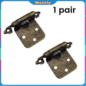Masely 2Pcs Self-Closing Cabinet Hinges for Secure Home Storage