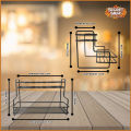 RAK BESI MEJA - Kitchen Set / Rak Bumbu Susun / Rak Besi Serbaguna. 