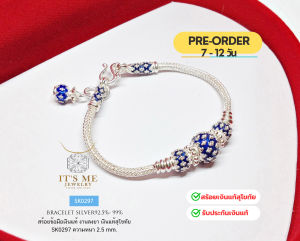 PRE-ORDER สร้อยคอเงินแท้สุโขทัย ลายสามเสา-ลงยาแบบร้อน หนัก 1.7-2 บาทตัน(เรือนเงินแท้)