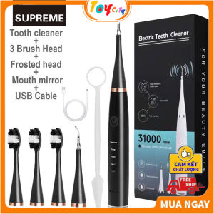 Bàn Chải Điện Sóng SIêu Âm 5 Chế Độ Làm Sạch Sâu Hiệu Qủa Bàn Chải Đánh Răng Điện - Tặng kèm 3 đầu bàn chải Bàn Chải Đánh Rằng Điện Tự Động Cao Cấp - TOYCITY