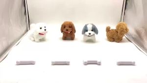 Puppy Alive Walking Puppy Toy with Bone Simulated Toy Battery Operated for Children New Arrival