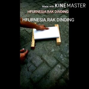 Rak 3 susun Pinus / Rak Kayu / Rak Bunga / rak pot bunga minimalis / Rak Gantung