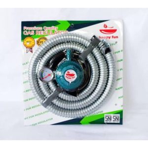 PROMO (TERMURAH) Regulator Kompor Gas LPG dan Selang Merk Happy Fun