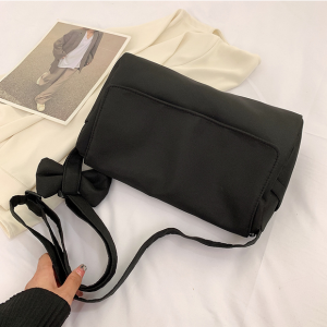 Tas Fashion Korean Style Bow Decor Flap Square Bag 223-10