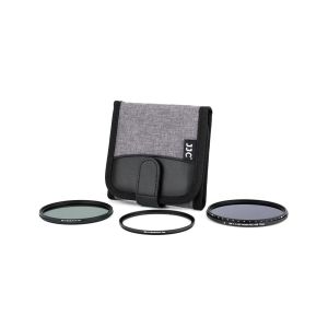 Ví lọc 3 mảnh - Túi lưu trữ di động cho bộ lọc tròn 37mm-82mm thiết kế chống xước & nhỏ gọn