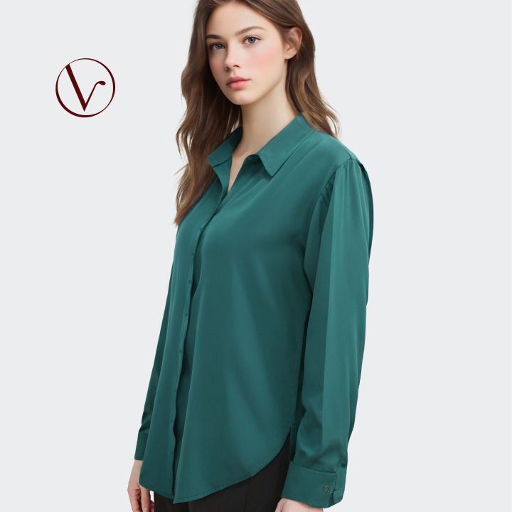 VERMILLION V17016 Ladies Blouse S To XXL