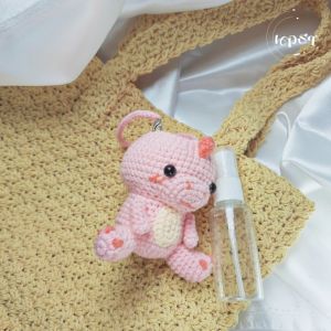 ตุ๊กไดโนเสาร์. ที่ใส่ขวดสเปรย์แอลกอฮอล์ พร้อมขวด30ml กระเป๋าใส่ขวดcotton ห้อยกระเป๋า พกพาสะดวก