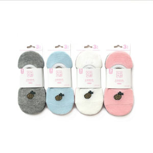 3 pairs Women socks invisible socks Non-slip Socks Cute socks 女士隐形硅胶防滑袜