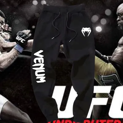 UFC Ultimate Fighting Championship Loose Sports Pants Mens Boxing Wushu Sanda Custom Breathable Beached Pants