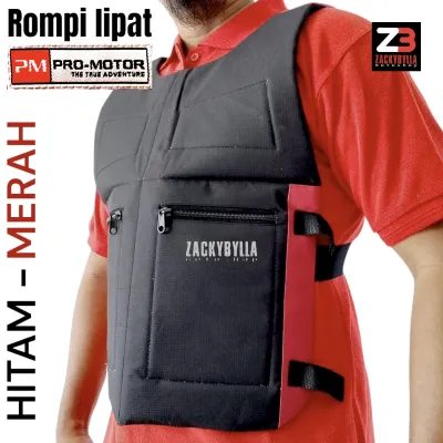 Rompi Motor Pelindung Dada Bikers Lipat Smart Vest Promotor Pro Motor