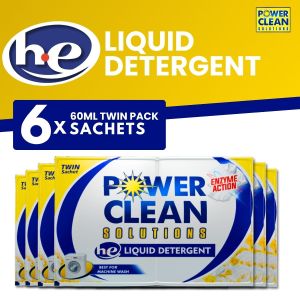 Powerclean HE Liquid Detergent 6 pieces Sachet