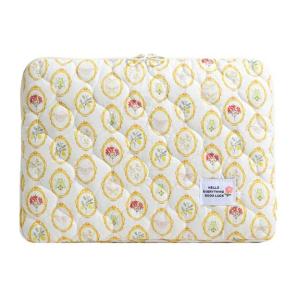 11/13/15inch Laptop Carrying Case Shockproof Computer Cover Bag Quilted Laptop Protective Bag for School Work Business