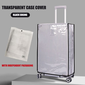 Transparent Luggage Cover DustProof PVC Waterproof Trolley Suitcase Cover Travel Case Elastic Cover Luggage Accessories