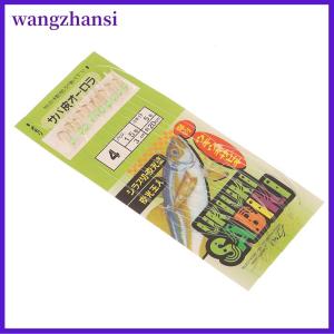 wangzhansi 10 cái gói cá trắng da Bionic Chuỗi móc Apollo uki uki uki sabiki cá trắng da cá Cá Câu Cá lưỡi câu cá dụng cụ câu cá