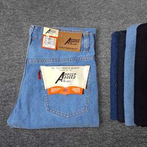 Celana Jeans Pria Reguler Panjang Model Standar Reguler Basic Pants Straight 28-38 Biru tua