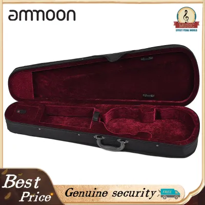 Professional 4/4 Full Size Violin Triangle Shape Case with Shoulder Straps beige