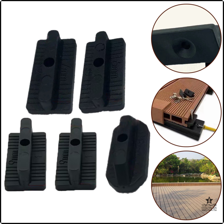 [iejin] Easyassembly 100Pcs Composite Deck Clip Secure Outdoor Floor