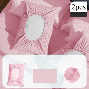 MIRELAE Dirt-Proof Disposable Pillowcase Set Thickened Breathable Nonwoven Pillow Cover Portable Universal Disposable Pillowcases Hotel