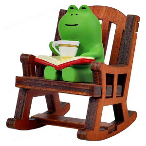 Vườn bức tượng nhỏ ếch tượng thủ công nhựa ếch trang trí vui vẻ bàn trang trí thu nhỏ trang trí