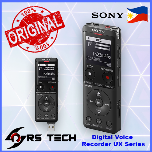 ✓Sony ICD-UX570F Digital Voice Recorder (Black) | Lazada PH