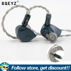 BQEYZ หูฟัง IEMs แบบไดนามิกหูฟัง HiFi สเตอริโอฤดูใบไม้ร่วงหูฟัง IEM แบบสองช่อง2.5Mm/3.5Mm/4.4Mm เปลี่ยนได้ปรับจูนหูฟัง Audiophile หูฟังสำหรับฟังเพลง2Pin 0.78Mm เหล็กถอดได้จอภาพอินเอียร์สำหรับสมาร์ทโฟน MP3เครื่องเล่น MP4แท็บเล็ตคอมพิวเตอร์แล็ปท็อป