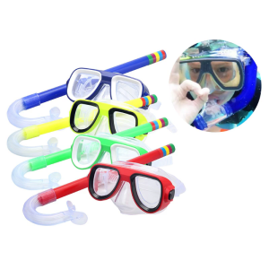 Kids Snorkel Set Snorkeling Mask Swimming Goggles with Snorkels Tube Diving Gear