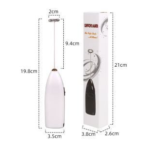 Electric Coffee Egg Blender Egg Beater Cappuccino Cream Stirrer Mini Portable Blenders Home Kitchen Tool Multifunction