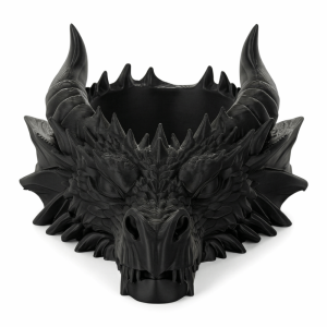 SHEBE668 3D Print Dragon Head Storage Tray Multi Functional Gothic Jewelry Display Holder Container Funny Home Decorations For Home