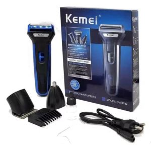 Kemei KM-6330 Hair Clipper grooming Kit 3in1 Alat Cukur Rambut Kumis Jenggot Bulu Hidung
